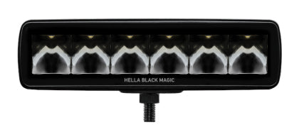 Hella Universal Black Magic 6 L.E.D. Mini Light Bar - Spot Beam