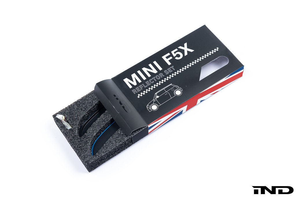 IND F5X Mini Cooper Front Reflector Delete Set