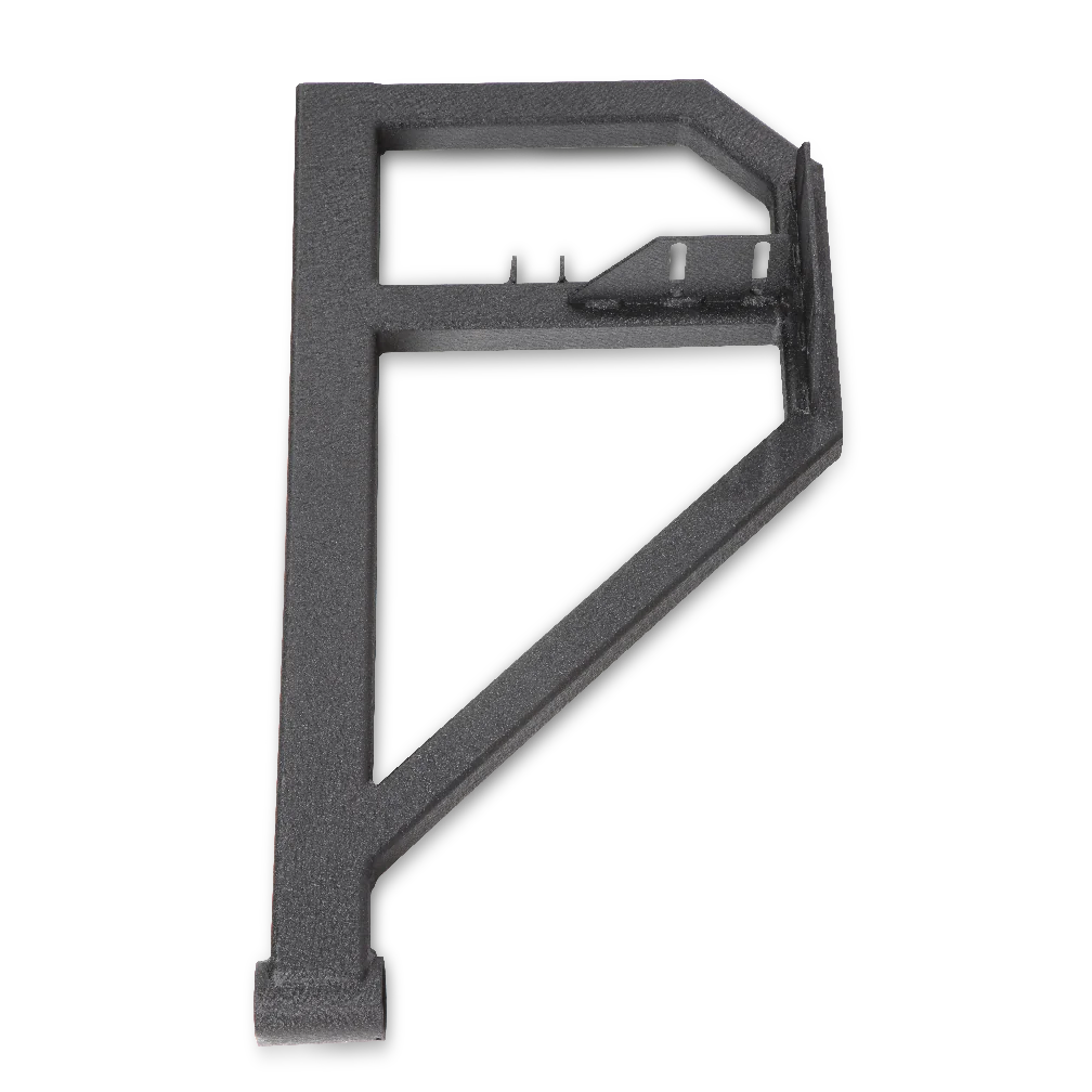 Body Armor 4x4 07-18 Jeep Wrangler JK Tire Carrier Single Action (Fits JK-2965 Bumper) - 0