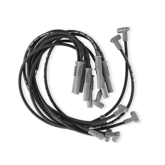 MSD Wire Set. Black Super Conductor. Big Block Chevy. HEI. '75-on