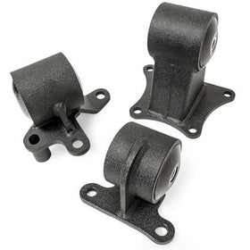 Innovative 90-93 Accord F-Series Black Steel Mounts 85A Bushings
