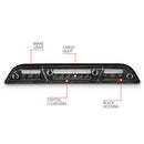 ANZO 15-20 Ford F-250 - F-550 LED Third Brake Light - Black Housing/Clear Lens-2