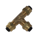 Kleinn 1/4In OD Tubing Compression T Splitter (3x)-1