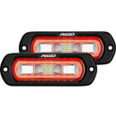Rigid Industries SR-L Series Flush Mount LED Spreader Pair w/ Red Halo - Universal-1