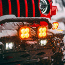 KC HiLiTES FLEX ERA 4 Light Shield Hard Cover (ea) - Amber-2