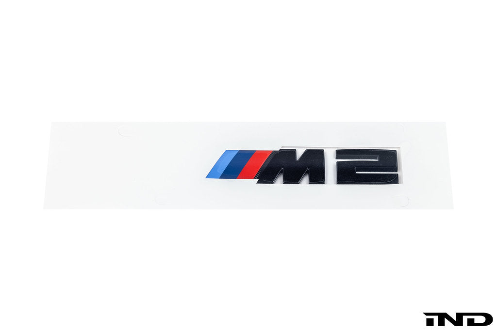 BMW G87 M2 Trunk Emblem - Gloss Black