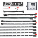 XK Glow 3 Million Color XKGLOW LED Accent Light Car/Truck Kit 8x24In + 4x12In Tubes-1