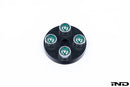 BMW Nitrogen Valve Stem Cap Set - Silver-3