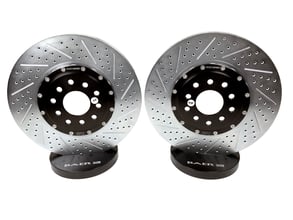 Baer EradiSpeed+ Fits 2006-13 Chevy Corvette Z06 and Grand Sport, w/J56 Package, Slotted/Drilled/Zinc Plated