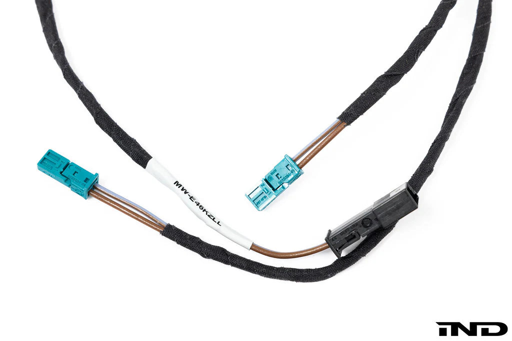 Burkhart Engineering x BMW E46 M3 CSL Trunk LED License Plate Light and Harness Kit - 0