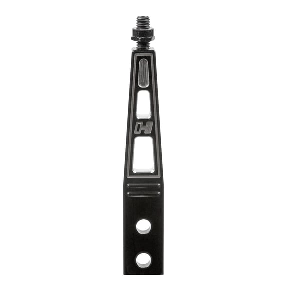 HURST ALUMINUM SHIFT HANDLE. BLACK. STRAIGHT. 6 L