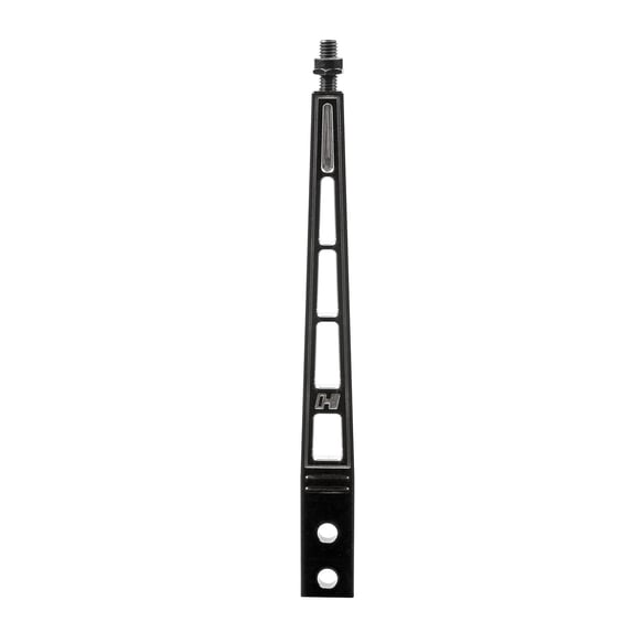 HURST ALUMINUM SHIFT HANDLE. BLACK. STRAIGHT. 10 L