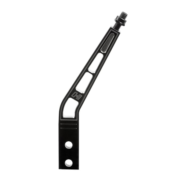HURST ALUMINUM SHIFT HANDLE. BLACK. BENT. 8 L