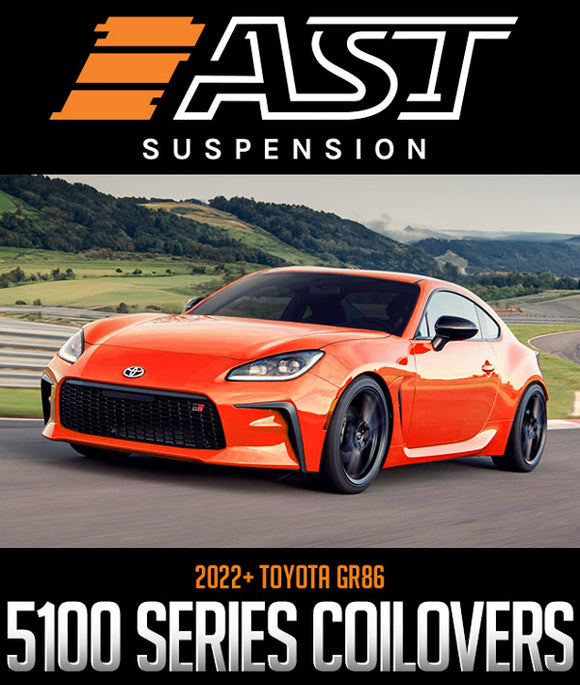 AST SUSPENSION 5100 SERIES COILOVERS: 2022+ TOYOTA GR86