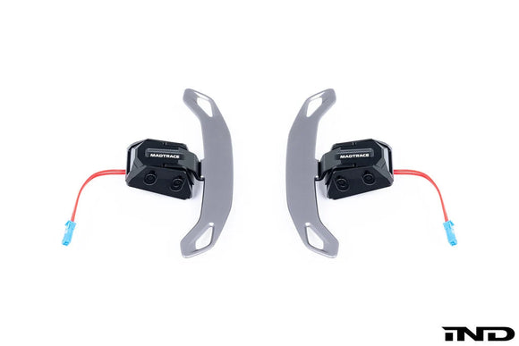 JQ Werks / MadTrace BMW F-Chassis Clubsport Magnetic Shift Paddle Set - Billet Aluminum V2