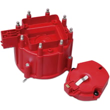 MSD Distributor Cap and Rotor. GM HEI Distributor. Red