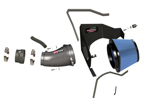 aFe MagnumFORCE Carbon Fiber Intake Stage-2 Pro 5R 11-17 Dodge Challenger/Charger SRT-8 V8 6.4L