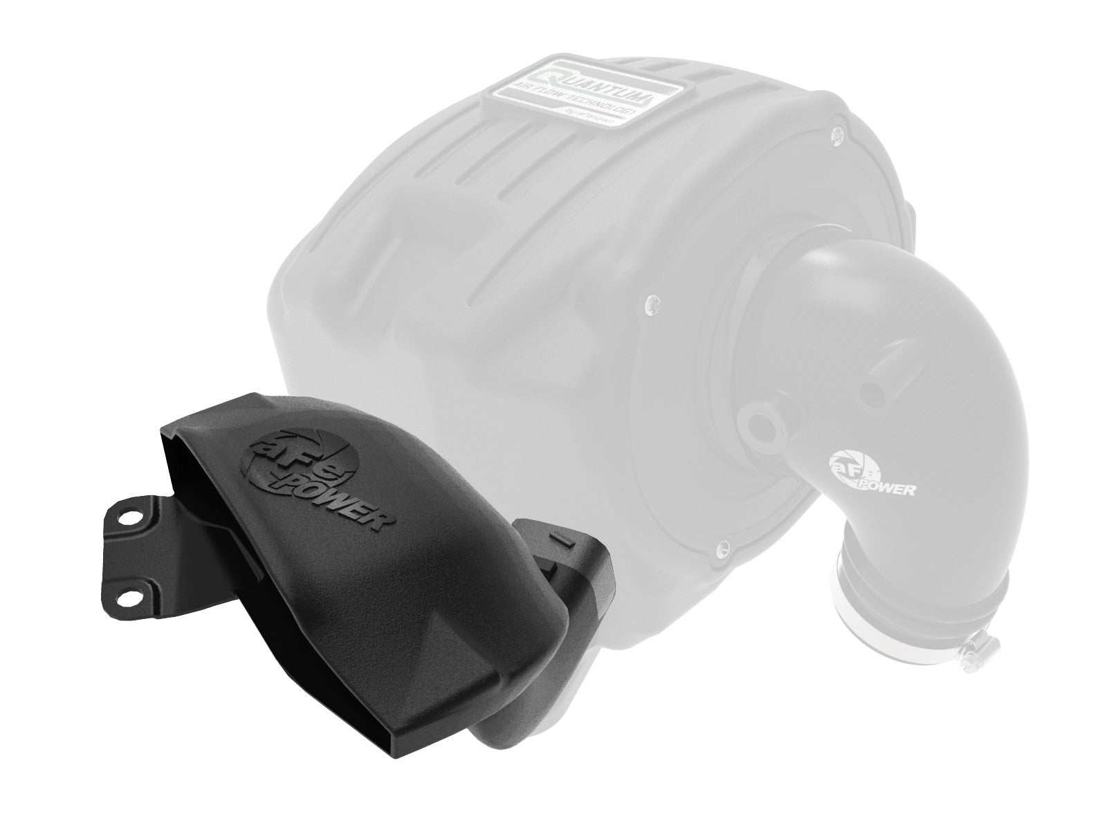 aFe Magnum FORCE Cold Air Intake System Scoop 19-20 Ford Ranger 2.3L(t) - Black - 0