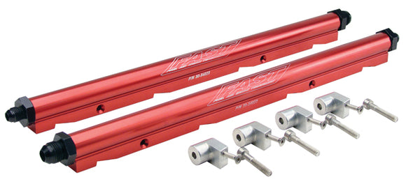 FAST Billet Fuel Rail Kit for LS1/LS6 LSX Intake Manifold - Red