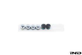 BMW License Plate Frame Finishing Cap Set - Stainless