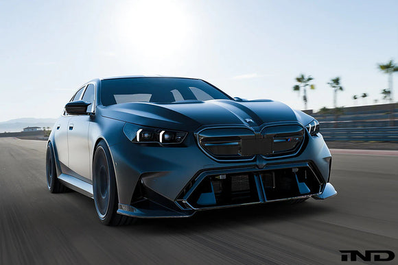 Alpha-N G90 / G99 M5 Carbon Front Corner Splitter Set - 2-Piece