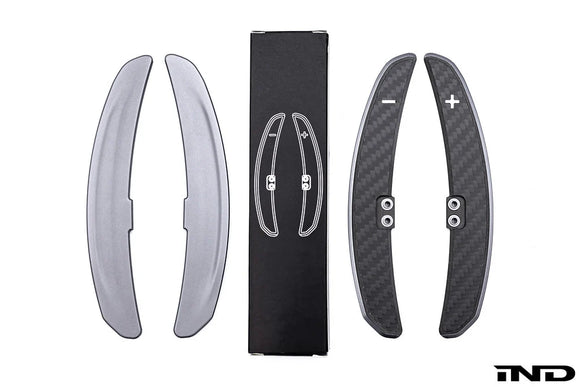 JQ Werks / MadTrace BMW F-Chassis Clubsport Magnetic Shift Paddle Set - Carbon V2