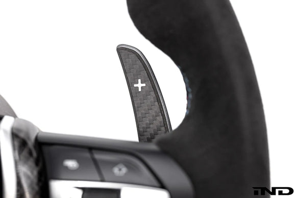 JQ Werks / MadTrace BMW F-Chassis Clubsport Magnetic Shift Paddle Set - Carbon V2