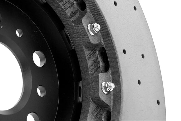 MMX Performance G8X M2 / M3 / M4 2-Piece Floating Carbon Ceramic Rotor Conversion - Rear 370x24mm