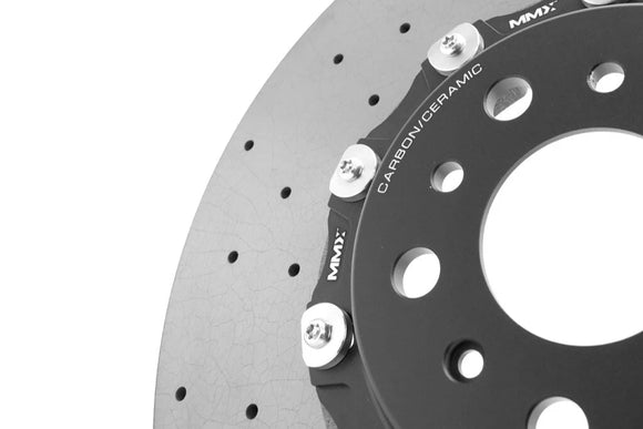 MMX Performance G8X M2 / M3 / M4 2-Piece Floating Carbon Ceramic Rotor Conversion - Rear 370x24mm