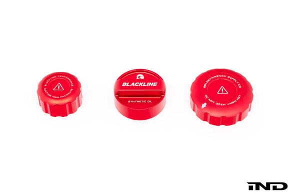 Goldenwrench Blackline Performance BMW M Car (S63 / S68) Engine Cap Cover Set