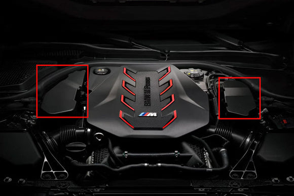 AutoTecknic G90 / G99 M5 Carbon Engine Cover Extension Set