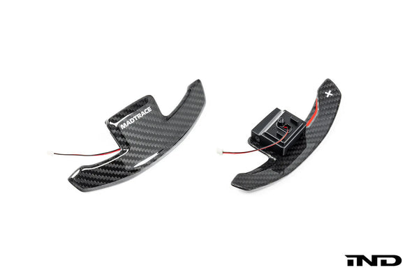 MadTrace BMW G9X M5 / G60 5-Series Magnetic Shift Paddle Set - Carbon