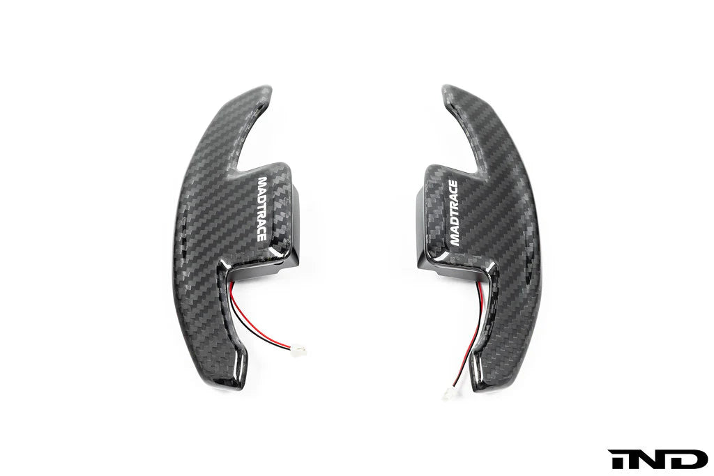 MadTrace BMW G9X M5 / G60 5-Series Magnetic Shift Paddle Set - Carbon