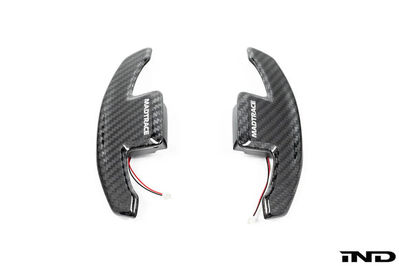 MadTrace BMW G9X M5 / G60 5-Series Magnetic Shift Paddle Set - Carbon