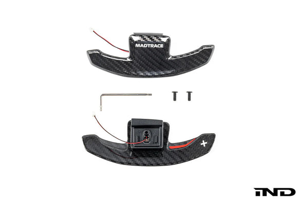 MadTrace BMW G9X M5 / G60 5-Series Magnetic Shift Paddle Set - Carbon