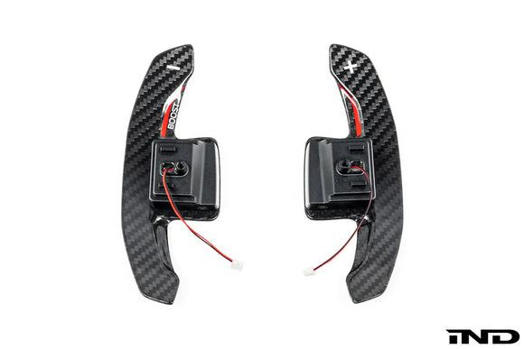 MadTrace BMW G9X M5 / G60 5-Series Magnetic Shift Paddle Set - Carbon