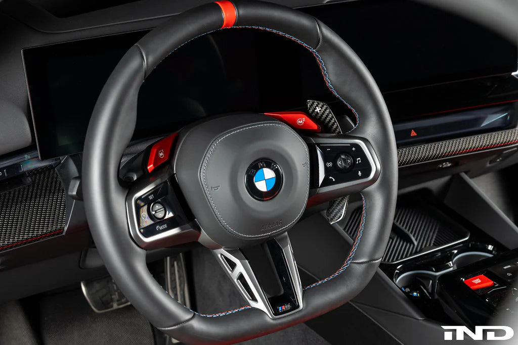 MadTrace BMW G9X M5 / G60 5-Series Magnetic Shift Paddle Set - Carbon