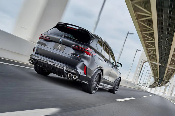 3D Design F95 X5M LCI Carbon Rear Diffuser Set