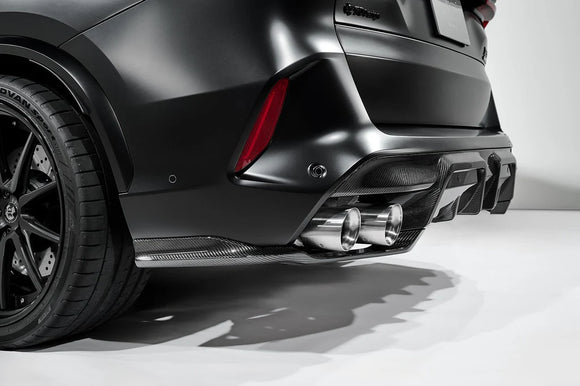 3D Design F95 X5M LCI Carbon Rear Diffuser Set