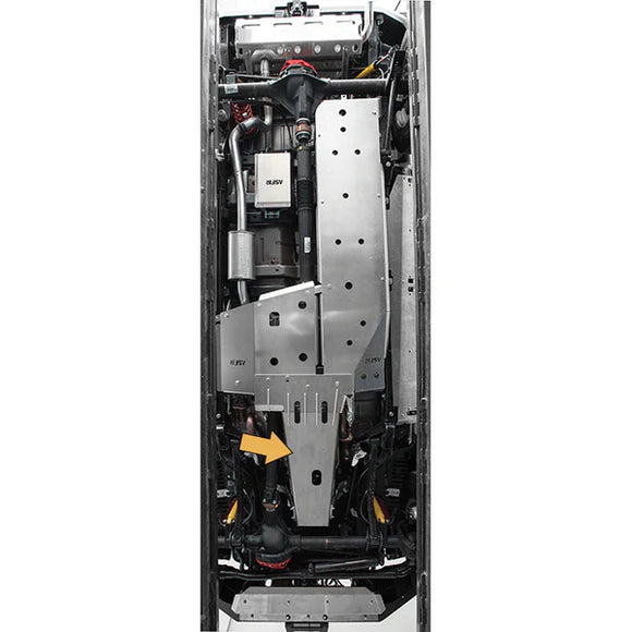 ASFIR Jeep Wrangler JK - Engine & Transmission Skid Plate | for 3.8L engine