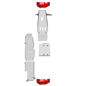 ASFIR Skid Plate Jeep Gladiator JT Skid Plate Kit (5 Pcs)