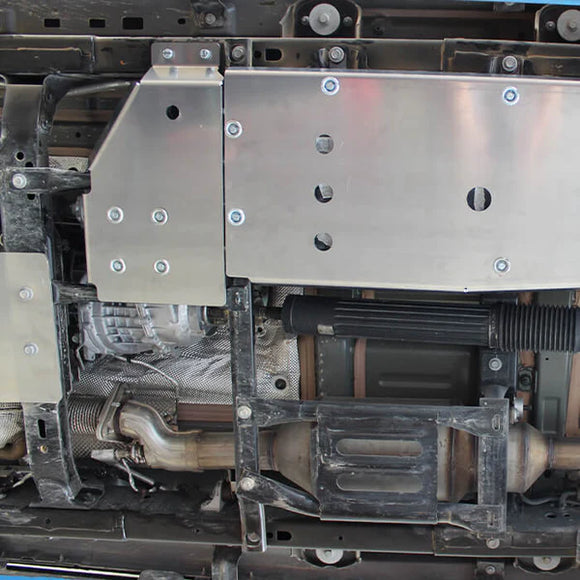 ASFIR Skid Plate Transfer Case & Fuel Filter Skid Plate | Jeep Wrangler JL 20-23 EcoDiesel