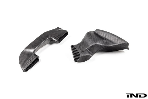 Slon Workshop E82 1-Series Carbon Intake Inlets for S65 V8 Swap