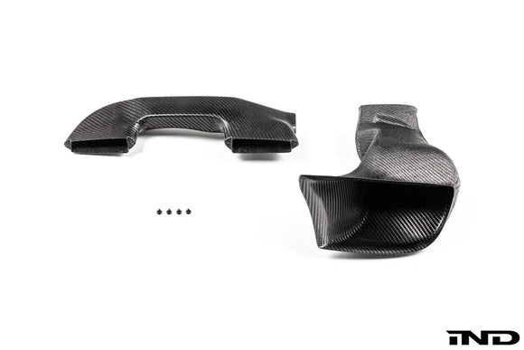Slon Workshop E82 1-Series Carbon Intake Inlets for S65 V8 Swap
