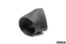 Burkhart Engineering E46 M3 CSL Airbox Snorkel Round Hose Adapter - Angled-1