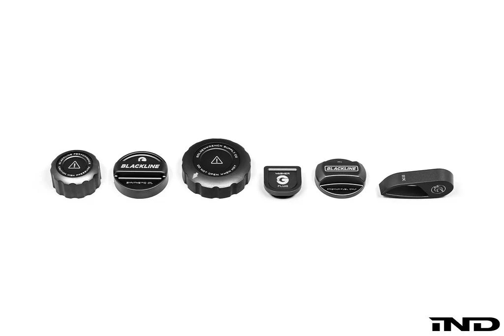 Goldenwrench Blackline Performance BMW M Car (S58) Frozen Black Cap Complete Set
