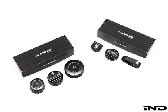 Goldenwrench Blackline Performance BMW M Car (S58) Frozen Black Cap Complete Set