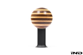 IND G8X M2 / M3 / M4 Porsche 917 Style Wood Classic Shift Knob – Custom Threaded Conversion - 0