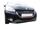 Zunsport Peugeot 208 - Front Grille - Silver finish-1