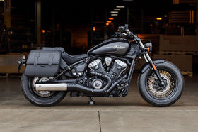 S&S Cycle 2025 Indian Scout 4.5in Grand National Slip-On Muffler - Chrome